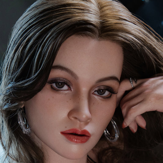 シリコン製 ウィッグ フィギュア ヘッド単体 口腔付き #0626+166