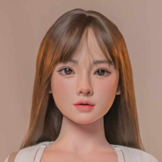 シリコン製 ウィッグ フィギュア ヘッド単体 口腔付き #0622+Y16